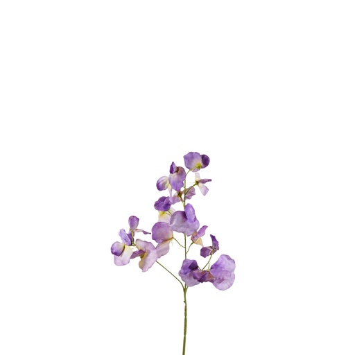 [428568] Lathyrus Spray Artificial 75cm - Purple