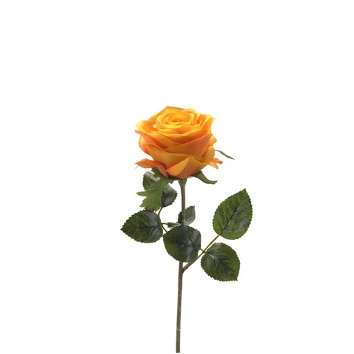 [73.744] Rose simone Artificial 45cm yellow/orange 