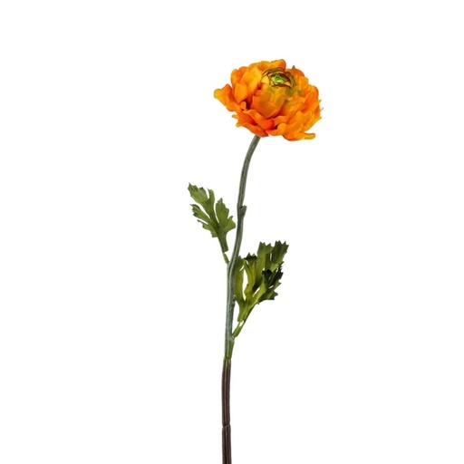 [425351] Ranunculus Artificial spray orange 50cm