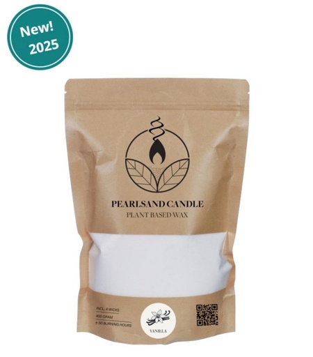 [32910] Pearlsand scented candle 400gr vanilla
