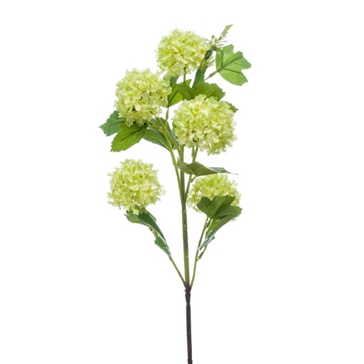 [422122] Viburnum Artificial spray x5 75cm lt green