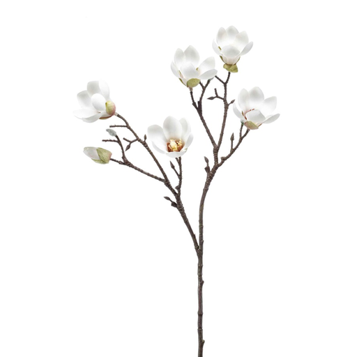 [425260] Magnolia Artificial mini branch cream 65cm