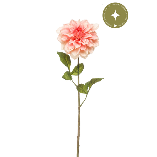 [431489] Dahlia Artificial spray peach 72cm