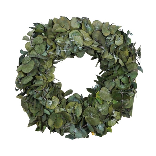 [WRH-35195] Wreath Large - Eucalyptus green 35cm