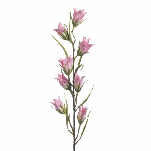 [G6134672] Campanula Artificial L94cm Pink