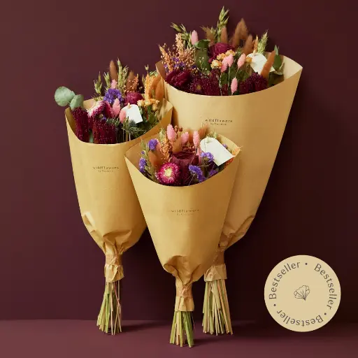 Field Bouquet - Burgundy