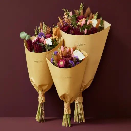 Field Bouquet - Burgundy