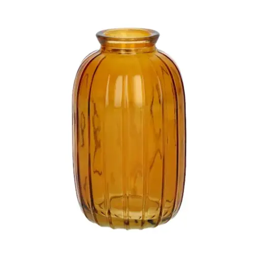 [666633500] Bottle Carmen Transparent Ochre Medium 12cm