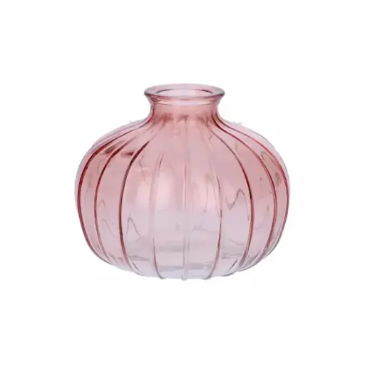 [700035900] Bottle Carmen Round Old Pink 8.5cm