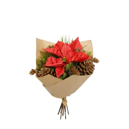 [CA30-S-HC] Classic Artificial Bouquet Small - Holiday Cheer