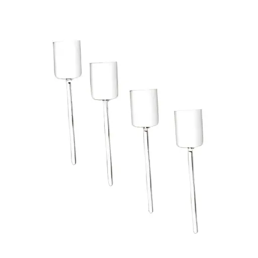 [L81827-19] Candle Holder Pick White - 4 pcs