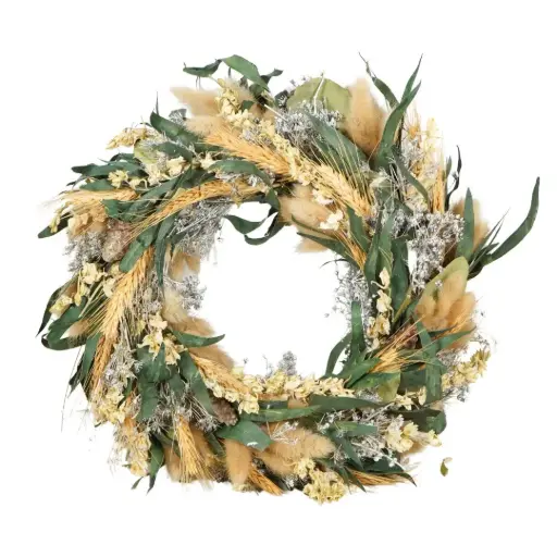 [WRH-FW35] Wreath Large 35cm – Frosted White