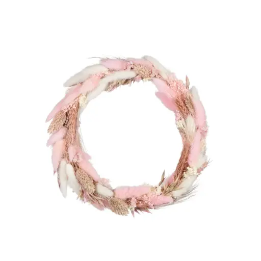 [FLR928419] Wreath - Hoop Blush - 25cm