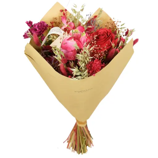[CM30-XL-REDR] Classic Mixed Bouquet - Red Romance