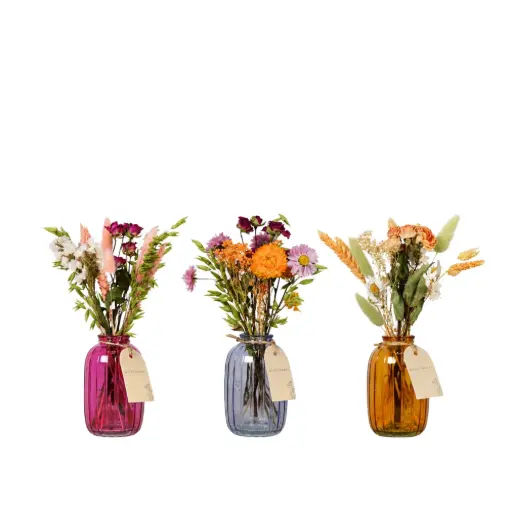 [DFB70-SPRV] Dried Flowers in Bottle - Spring