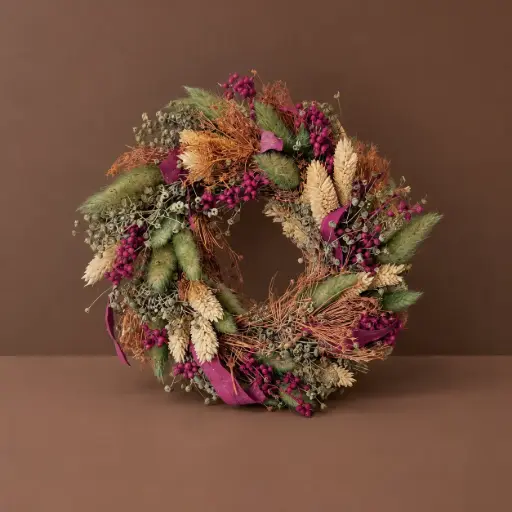 [WRH-BG-20] Wreath Bordeaux ø20 cm 