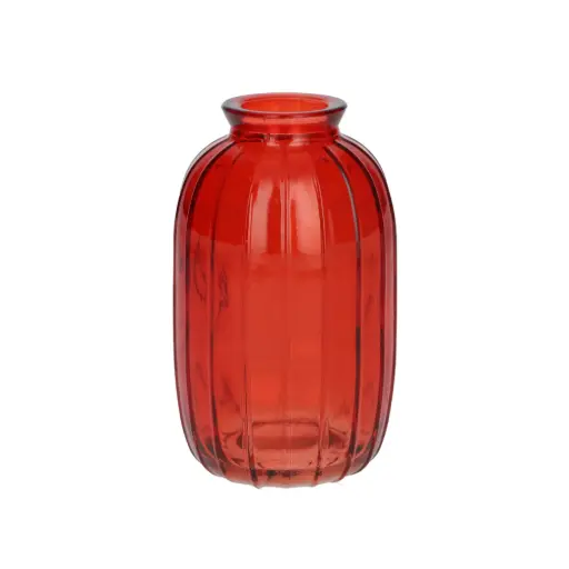 [666115200] Glass Bottle Carmen – Transparent Cherry Red