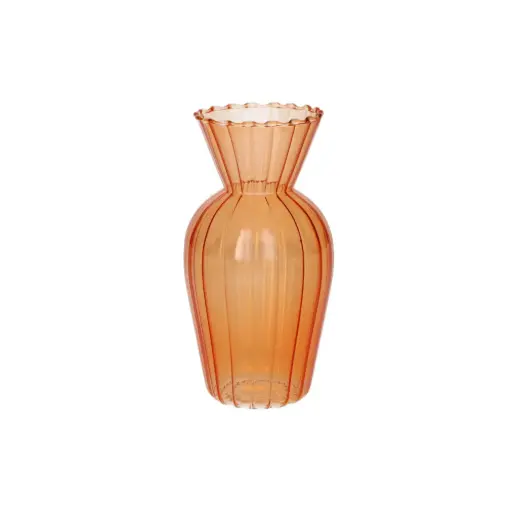 [665295400] VASE SWIRL PEACH 7,4x14 cm