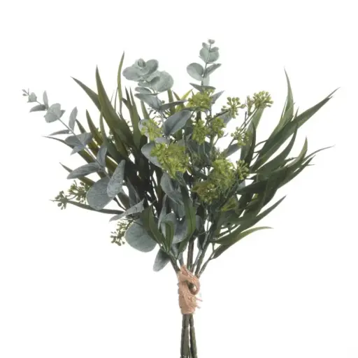 [G6137406] Bouquet Euca Artificial  Mix L44cm Green