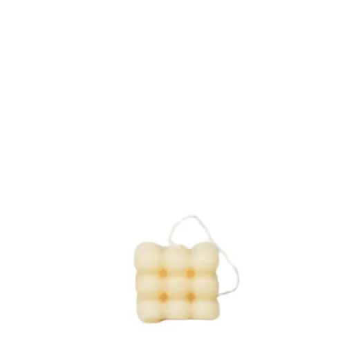 [CAN924004C] Mini Candle Bubbles 4cm - Cream