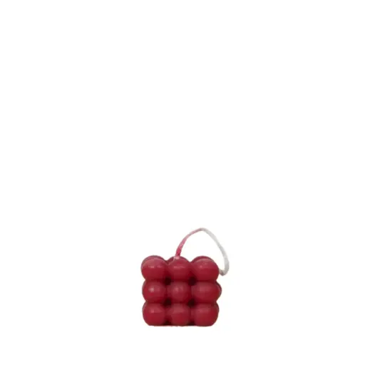 [CAN944004] Mini Candle Bubbles 4cm - Rosewood