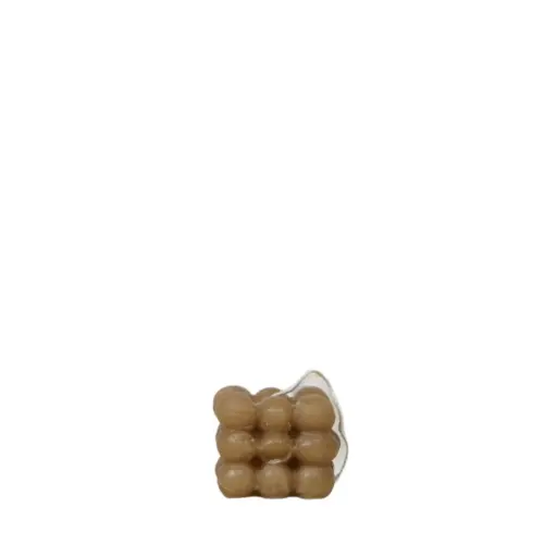 [CAN946004] Mini Candle Bubbles 4cm - Taupe